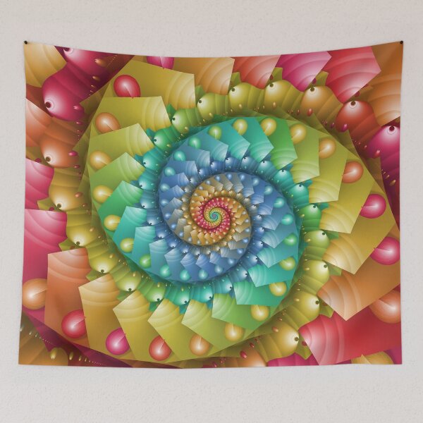 Item preview, Prismatic Spectrum Geometric Vortex designed and sold by pinkal.