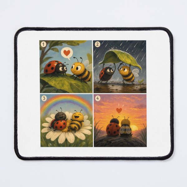 Item preview, Ladybug and Bee: A Sweet First Moment designed and sold by JaN44Fotografia.