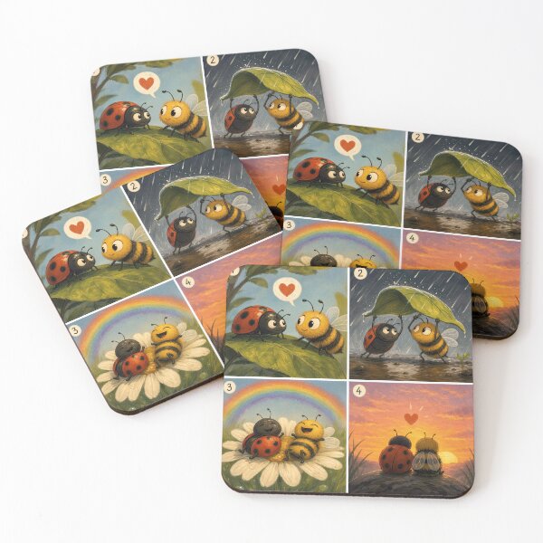 Item preview, Ladybug and Bee: A Sweet First Moment designed and sold by JaN44Fotografia.