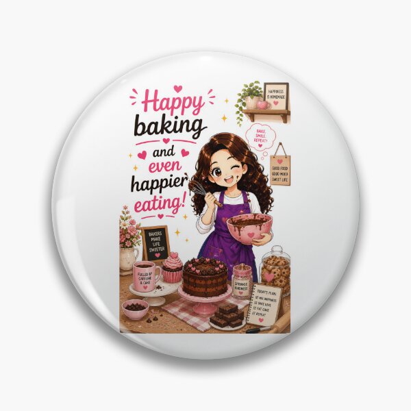 Item preview, Happy Baking and Even Happier Eating designed and sold by thecookiegallery.