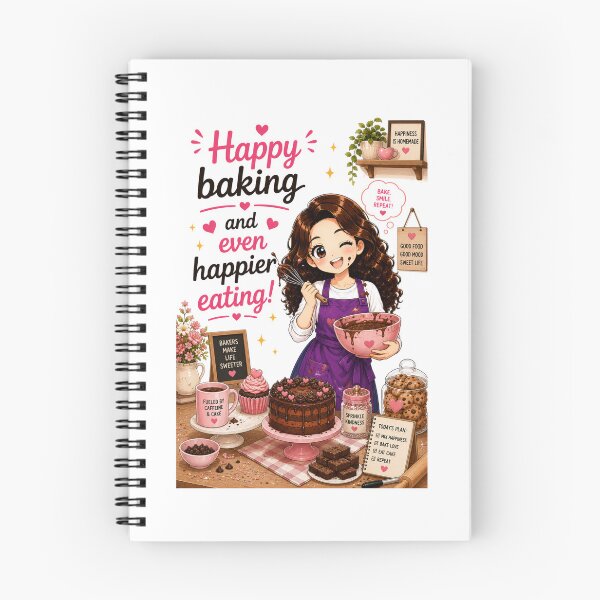 Item preview, Happy Baking and Even Happier Eating designed and sold by thecookiegallery.