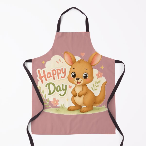 Item preview, Happy Day Cute Kangaroo Floral Cheerful Design designed and sold by Sharlo Shop.