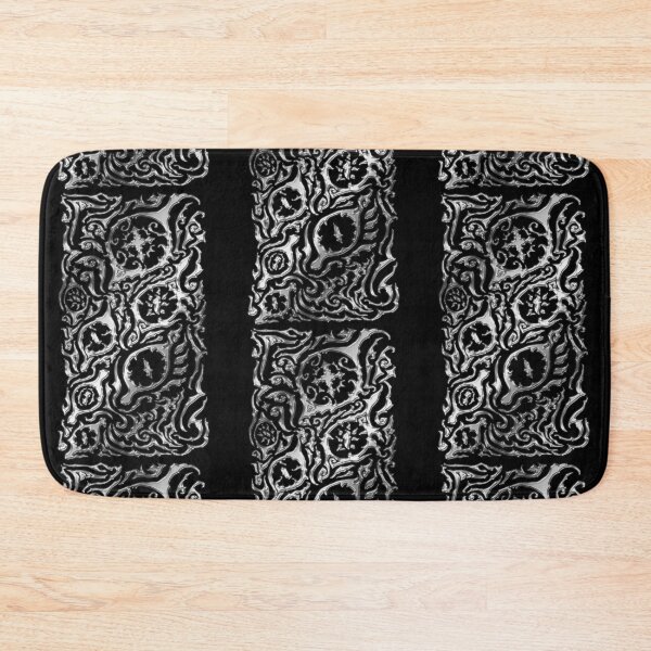 Item preview, Ornamental Blackwork Panel – Organic Gothic Design (chrome) designed and sold by JFOdesign.