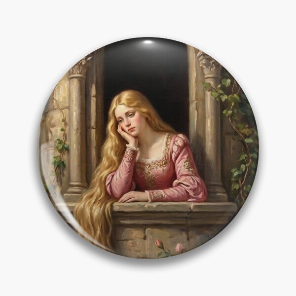 Item preview, Rapunzel - Golden Princess in the Tower designed and sold by StudioDWS.
