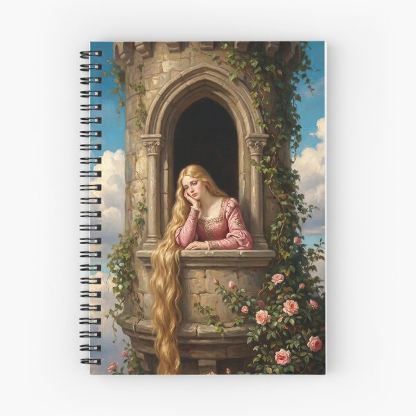 Item preview, Rapunzel - Golden Princess in the Tower designed and sold by StudioDWS.