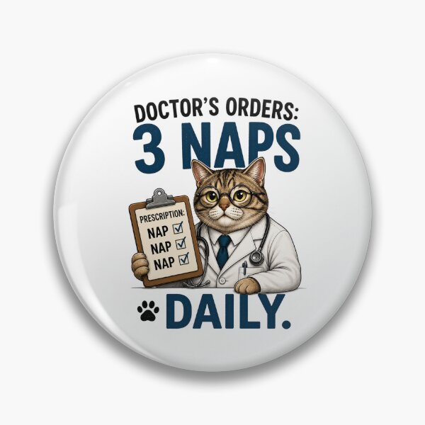 Item preview, Doctor Cat 3 Naps Daily designed and sold by yasmh.