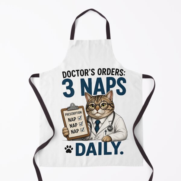 Item preview, Doctor Cat 3 Naps Daily designed and sold by yasmh.