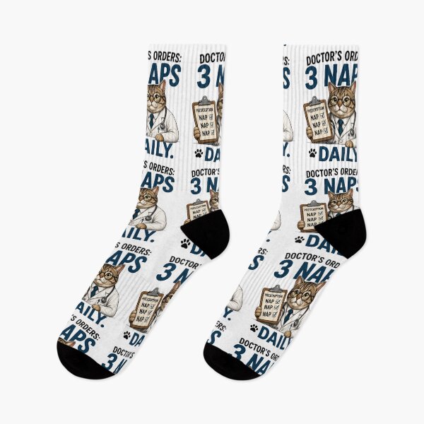 Item preview, Doctor Cat 3 Naps Daily designed and sold by yasmh.