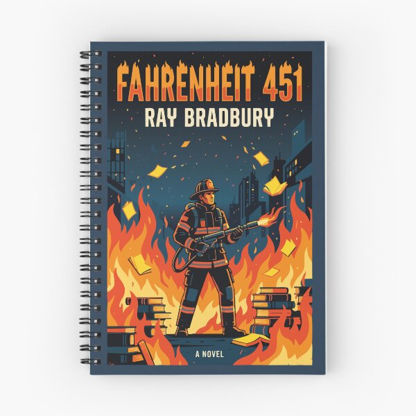 Item preview, Fahrenheit 451 by Ray Bradbury designed and sold by tigrootiger.