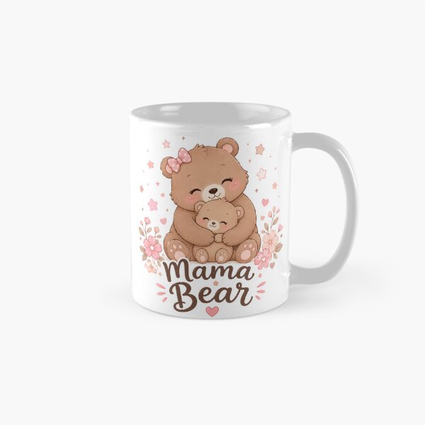 Item preview, Mama Bear Cute Mother Baby Bear Floral Design designed and sold by Sharlo Shop.