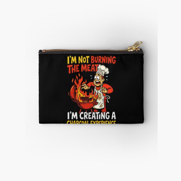 Item preview, I'm Not Burning The Meat I'm Creating A Charcoal Experience Grill Master Graphic — Funny BBQ Humor  designed and sold by SkTee2k.