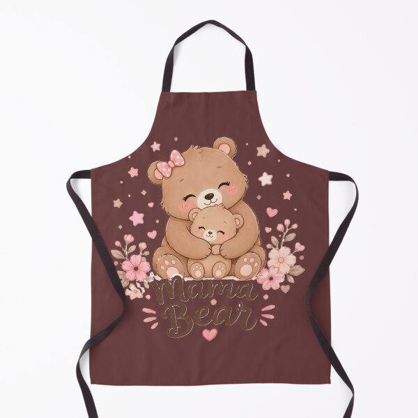 Item preview, Mama Bear Cute Mother Baby Bear Floral Design designed and sold by Sharlo Shop.