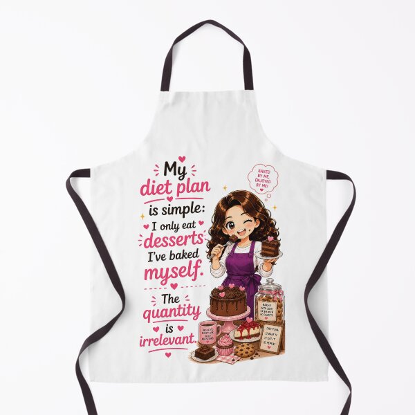 Item preview, My Diet Plan is Simple (Only Eat Desserts I Baked Myself) designed and sold by thecookiegallery.