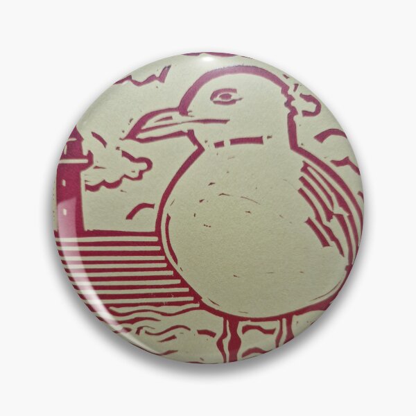 Item preview, Whitby Round Seagull designed and sold by SombreroDoodles.
