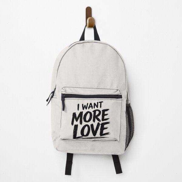 Item preview, I WANT MORE LOVE | Grey Typography Print | Modern Quote Design designed and sold by Baroness Swan.