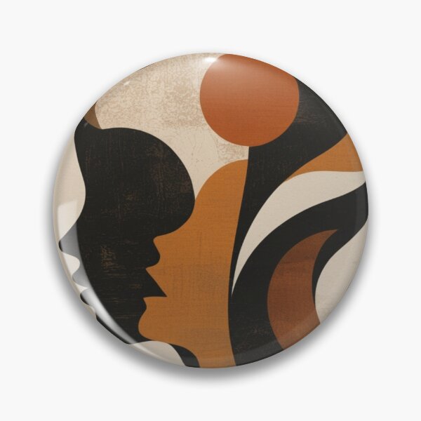 Item preview, Organic Shapes Female Profile Poster designed and sold by EnmarcArt.