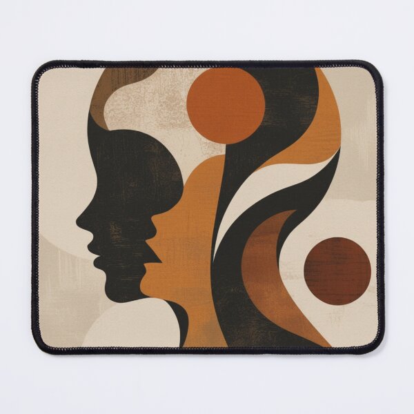 Item preview, Organic Shapes Female Profile Poster designed and sold by EnmarcArt.