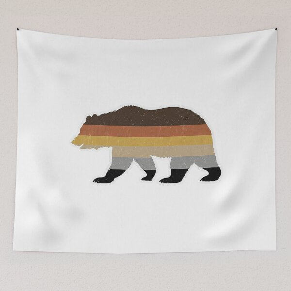 Item preview, Bear Pride Bear Silhouette  designed and sold by 2guysyarn.