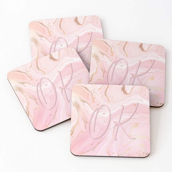 Item preview, "OK" on a pink background designed and sold by Mathe mit Anna.