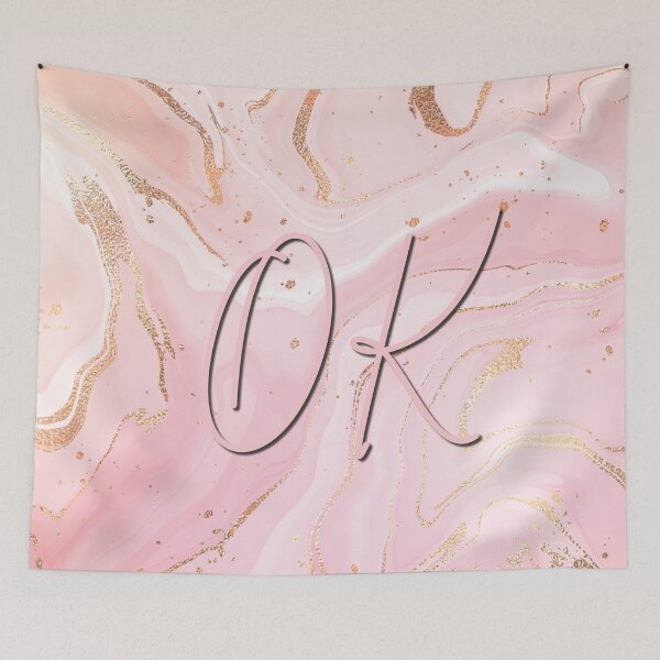 Item preview, "OK" on a pink background designed and sold by Mathe mit Anna.