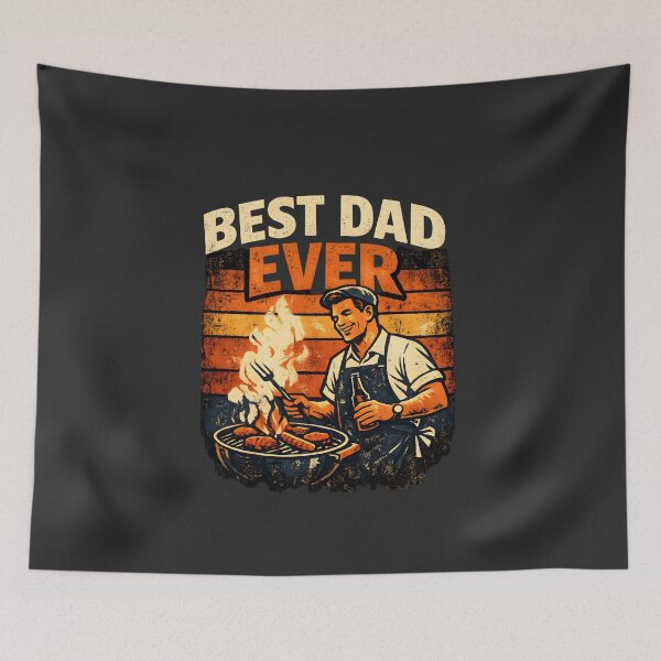 Item preview, Best Dad Ever BBQ Grill Master Father's Day designed and sold by DREAMBURN™.