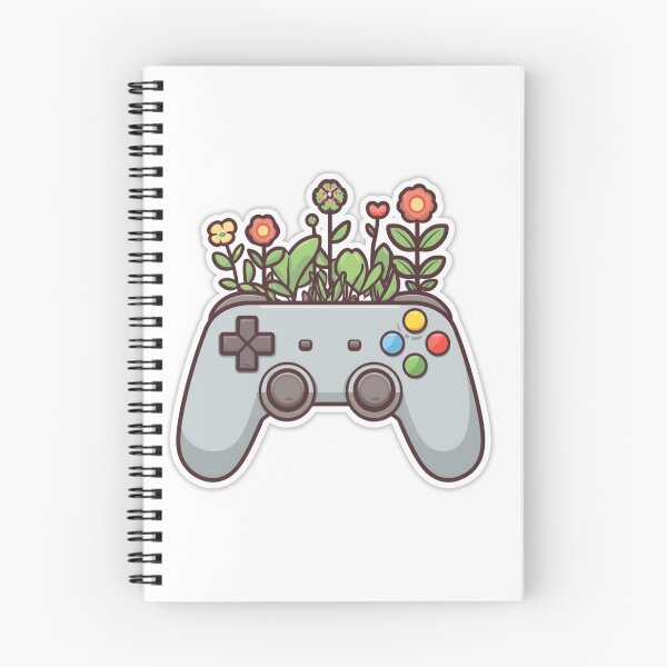 Item preview, Cozy Gaming Controller with Plants Aesthetic Sticker designed and sold by Gulele7.