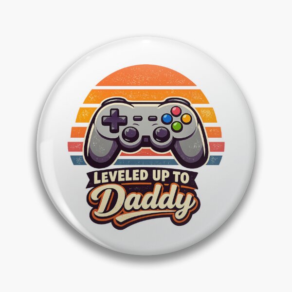 Item preview, Leveled Up to Daddy – Father’s Day  designed and sold by LuveraxArt.