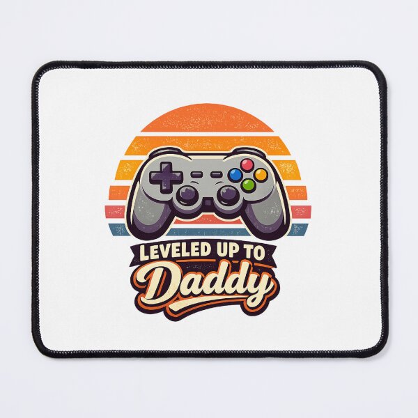 Item preview, Leveled Up to Daddy – Father’s Day  designed and sold by LuveraxArt.