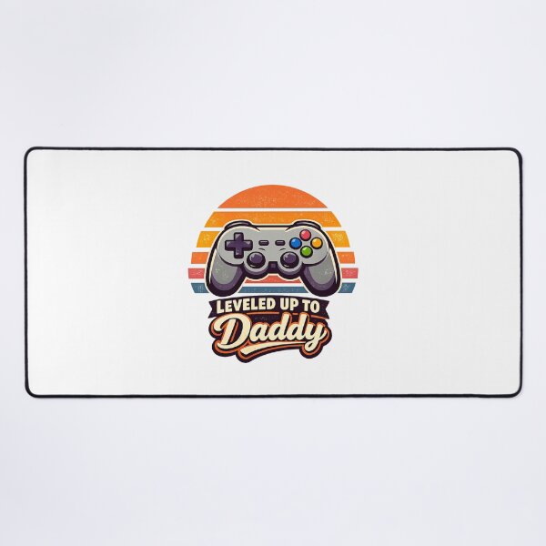 Item preview, Leveled Up to Daddy – Father’s Day  designed and sold by LuveraxArt.