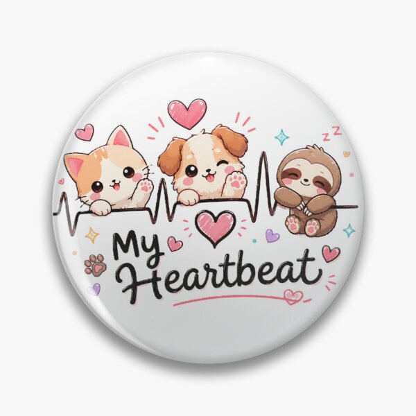 Item preview, My Heartbeat Animal Lover Gift designed and sold by Sharlo Shop.