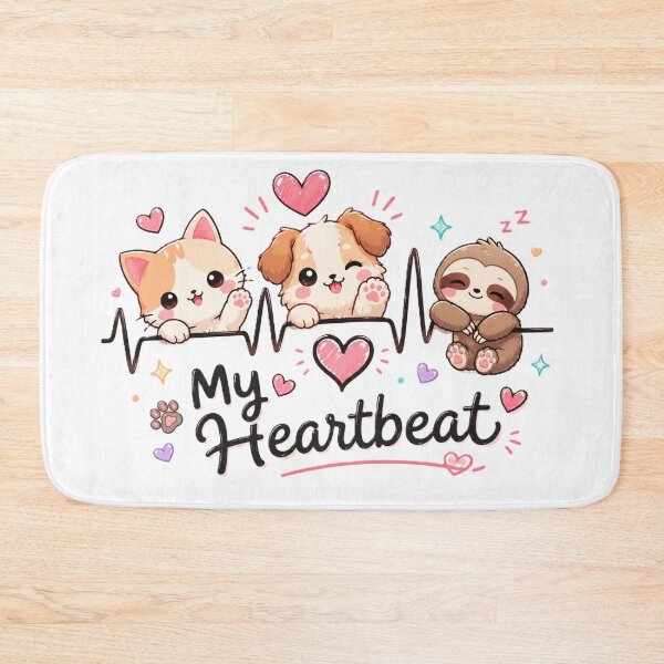 Item preview, My Heartbeat Animal Lover Gift designed and sold by Sharlo Shop.