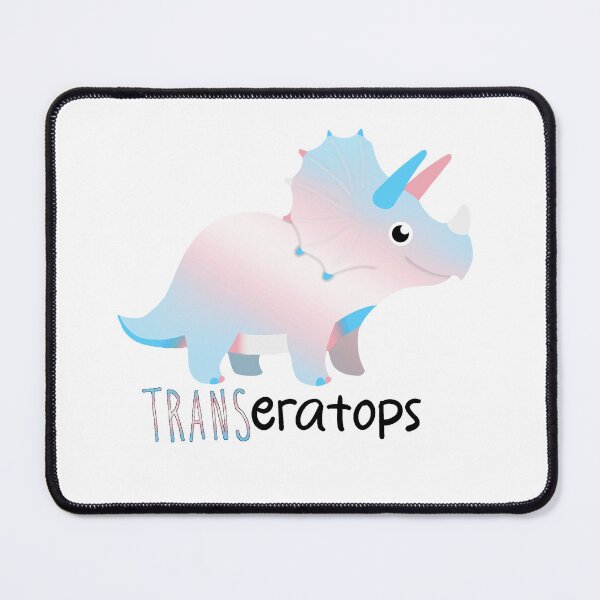 Item preview, Transeratops (Trans Pride Dino) designed and sold by Becky-Marie.
