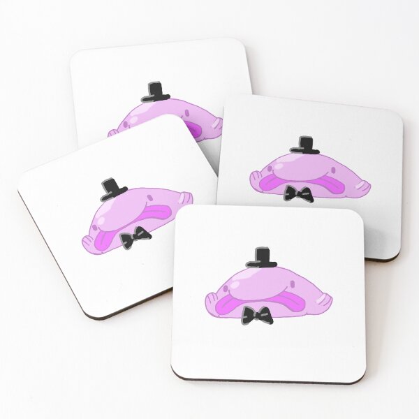 Item preview, Purple Blobfish with black top hat and tie designed and sold by TorriesShop.