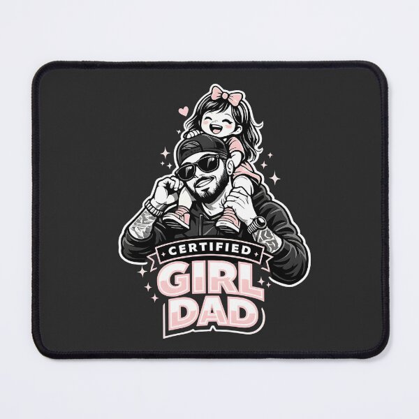Item preview, Certified Girl Dad Funny Father Daughter Father's Day designed and sold by DREAMBURN™.