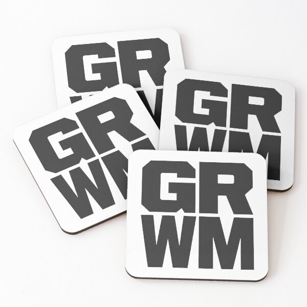 Item preview, GRWM Streetwear Heavy Bold Block Sans Serif Typography designed and sold by DuckOddity.