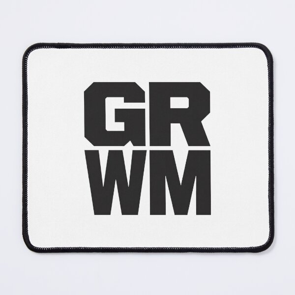 Item preview, GRWM Streetwear Heavy Bold Block Sans Serif Typography designed and sold by DuckOddity.