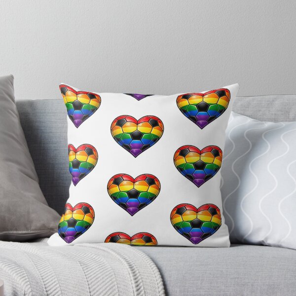 Item preview, Rainbow Football Pride Sticker | LGBTQ Soccer Fan Art | Inclusive Football Gay Pride Design designed and sold by TheOldStands.