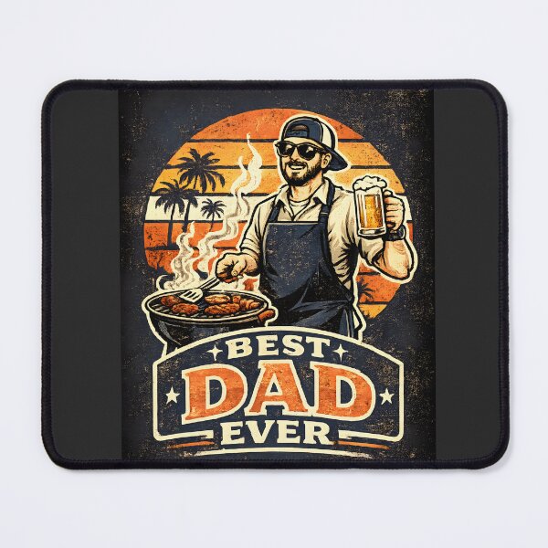 Item preview, Best Dad Ever BBQ Grill Master Father's Day designed and sold by DREAMBURN™.
