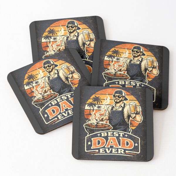 Item preview, Best Dad Ever BBQ Grill Master Father's Day designed and sold by DREAMBURN™.