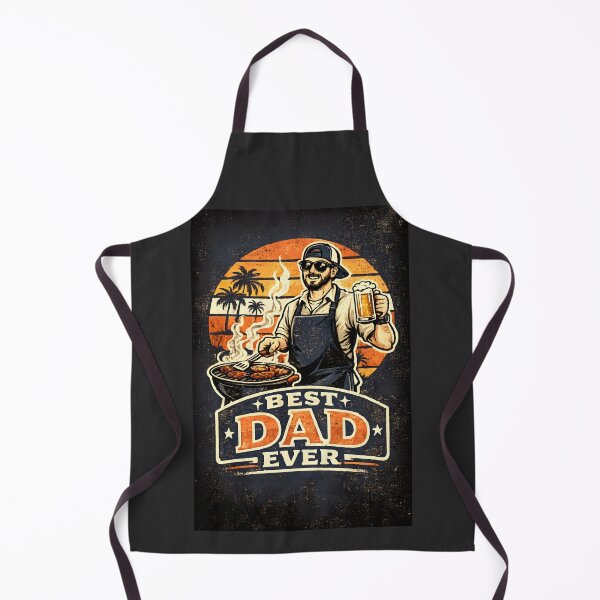 Item preview, Best Dad Ever BBQ Grill Master Father's Day designed and sold by DREAMBURN™.