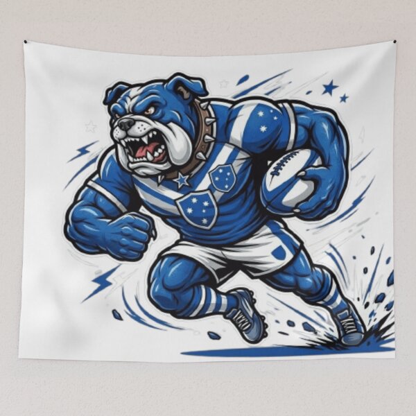 Item preview, Elite Bulldog Rugby Warrior Mascot Design designed and sold by JordanInk Studio.