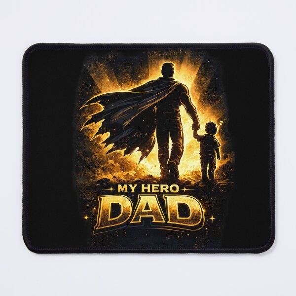 Item preview, My Hero Dad Super Dad Father's Day Tribute designed and sold by DREAMBURN™.