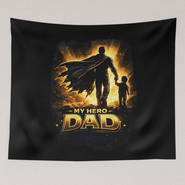 Item preview, My Hero Dad Super Dad Father's Day Tribute designed and sold by DREAMBURN™.