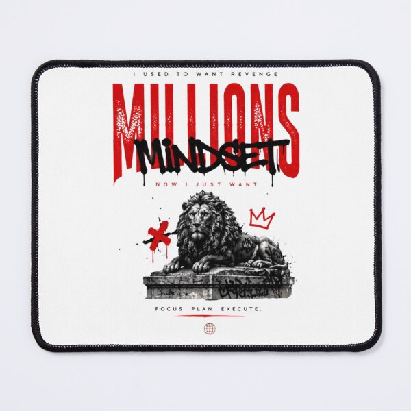 Item preview, Million Mindset Lion – Success, Patience & Power Graphic Design designed and sold by novaduman.