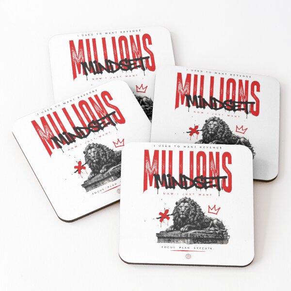 Item preview, Million Mindset Lion – Success, Patience & Power Graphic Design designed and sold by novaduman.