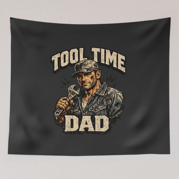 Item preview, Tool Time Dad Funny Handyman Father's Day Mechanic designed and sold by DREAMBURN™.