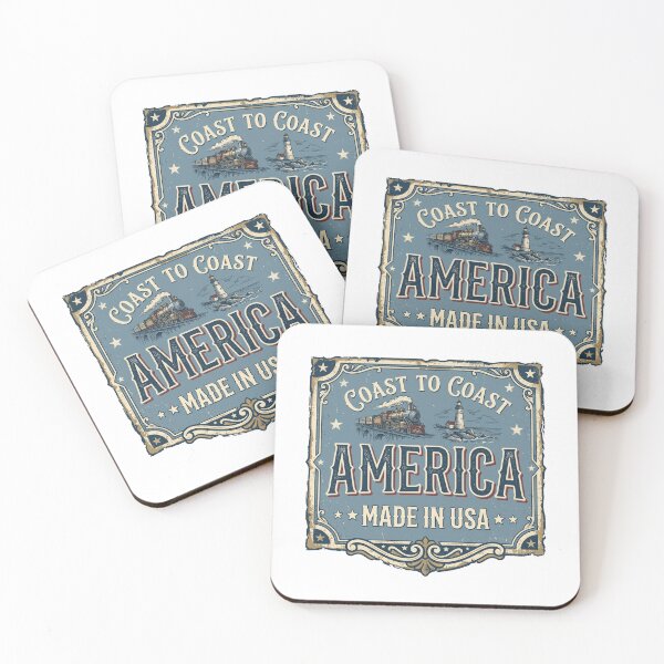 Item preview, Antique Americana Made in USA Patriotic Postcard Design designed and sold by Paper Drip.