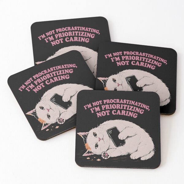 Item preview, Lazy Cat Professional at Not Caring Sarcastic Design designed and sold by ChaoticCatIlust.