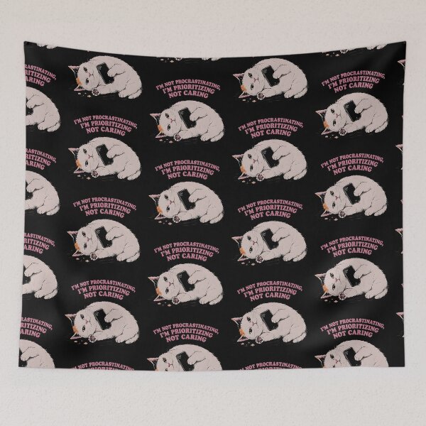 Item preview, Lazy Cat Professional at Not Caring Sarcastic Design designed and sold by ChaoticCatIlust.
