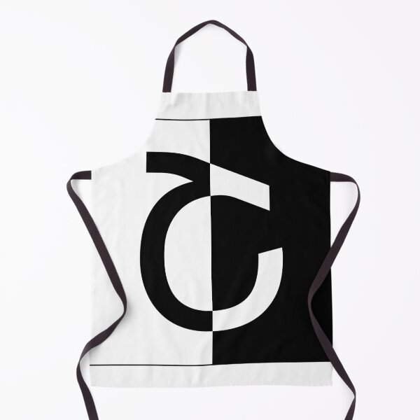 Item preview, Armenian letter CH black and white  designed and sold by Salpisart.